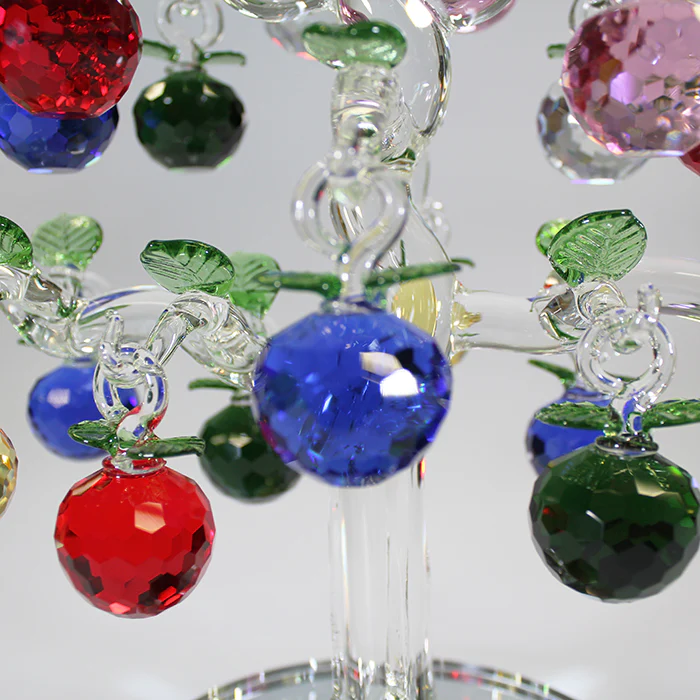 21 Apple Multicolour Glass Apple Tree - Image 3