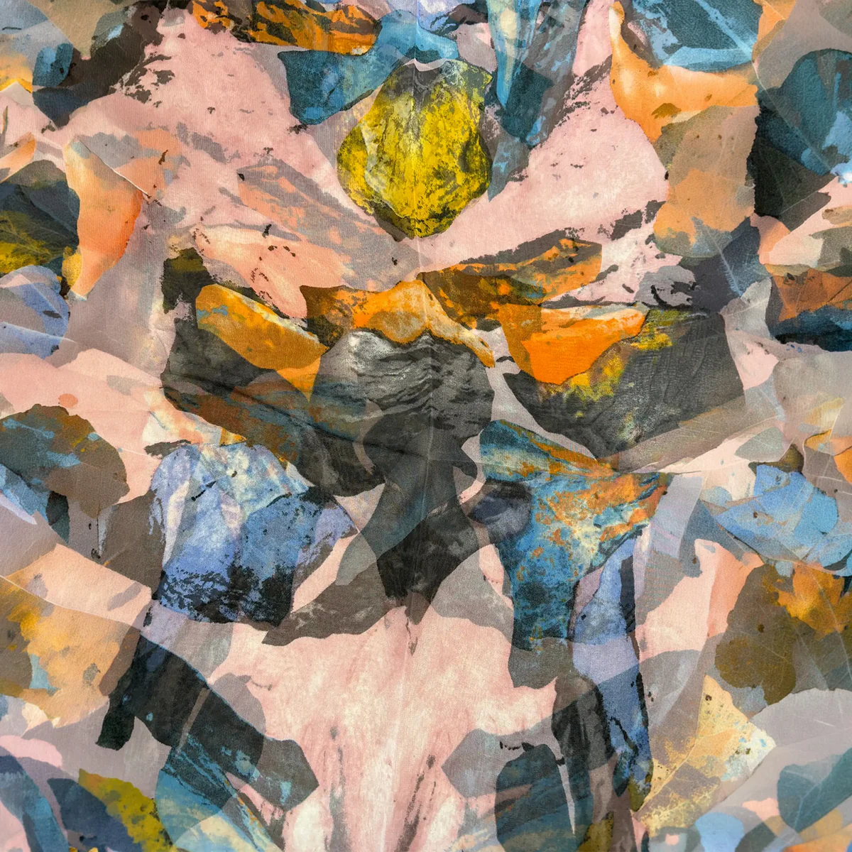 Abstract Chiffon Scarves - Image 2