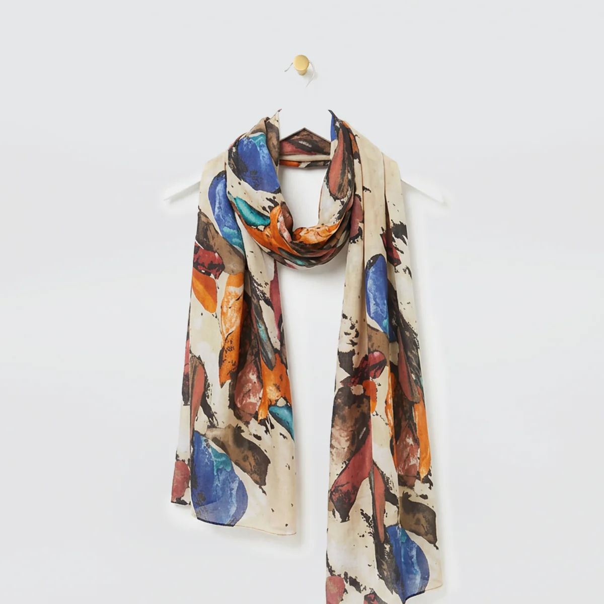 Abstract Chiffon Scarves - Image 5