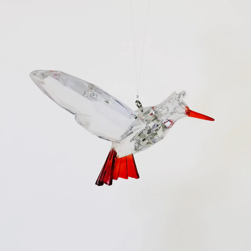 Acrylic Clear Bird - Small - Image 4