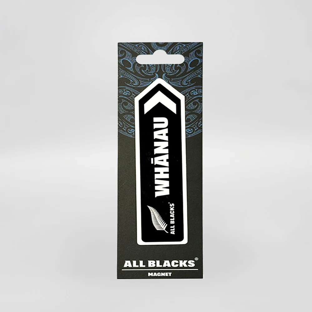 All Blacks Silver Fern 'Whanau' Magnet