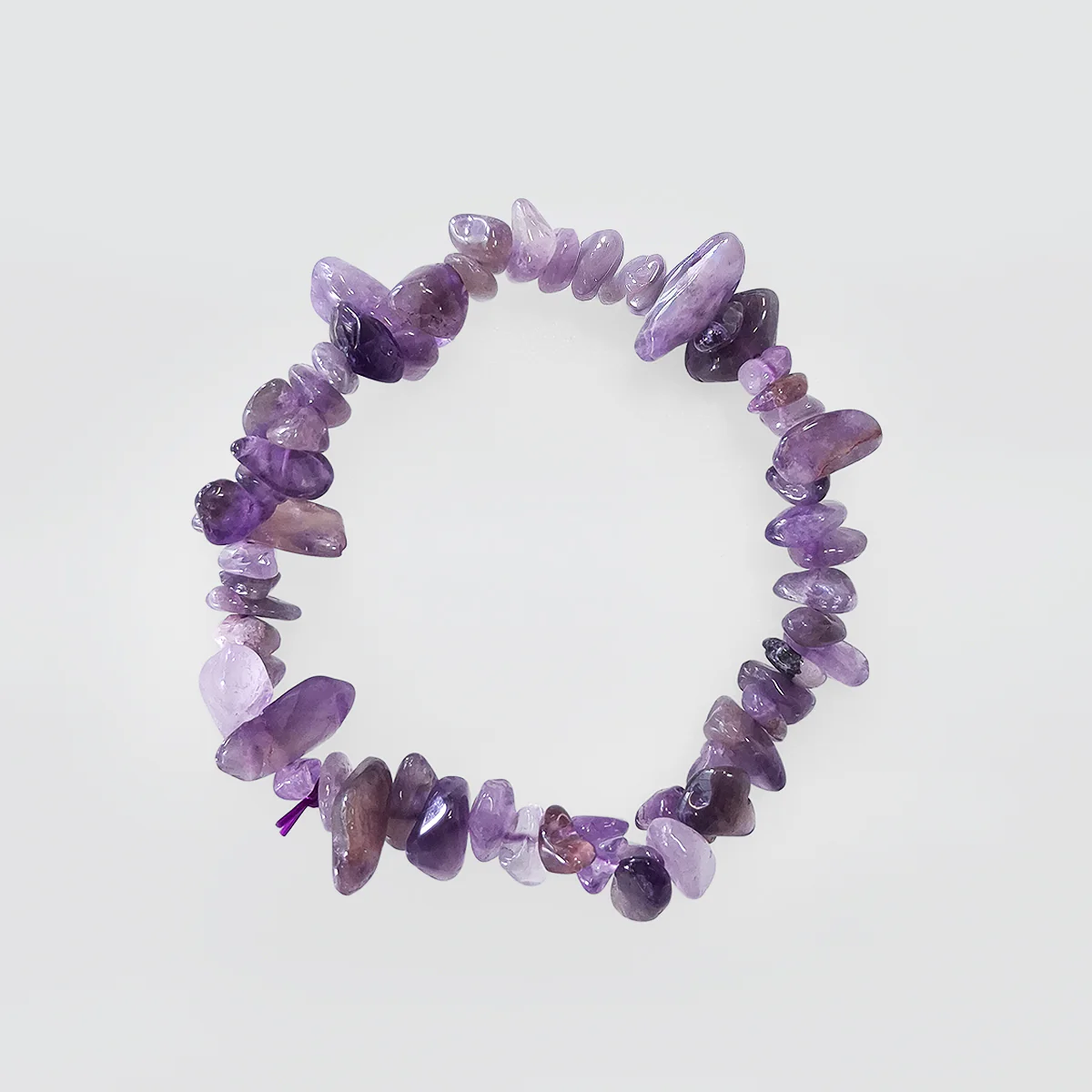 Amethyst Gem Chip Bracelet