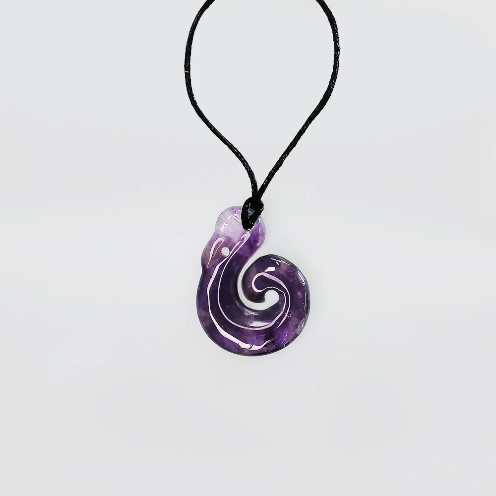 Amethyst Necklace - 'Manaia'