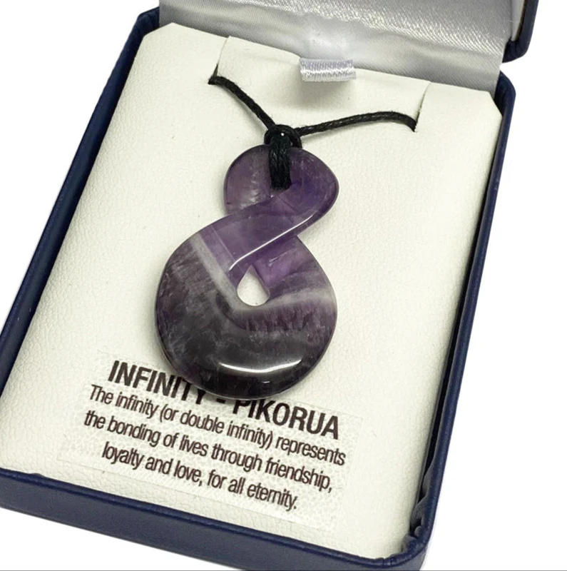 Amythest Necklace - 'Pikorua' - Image 2