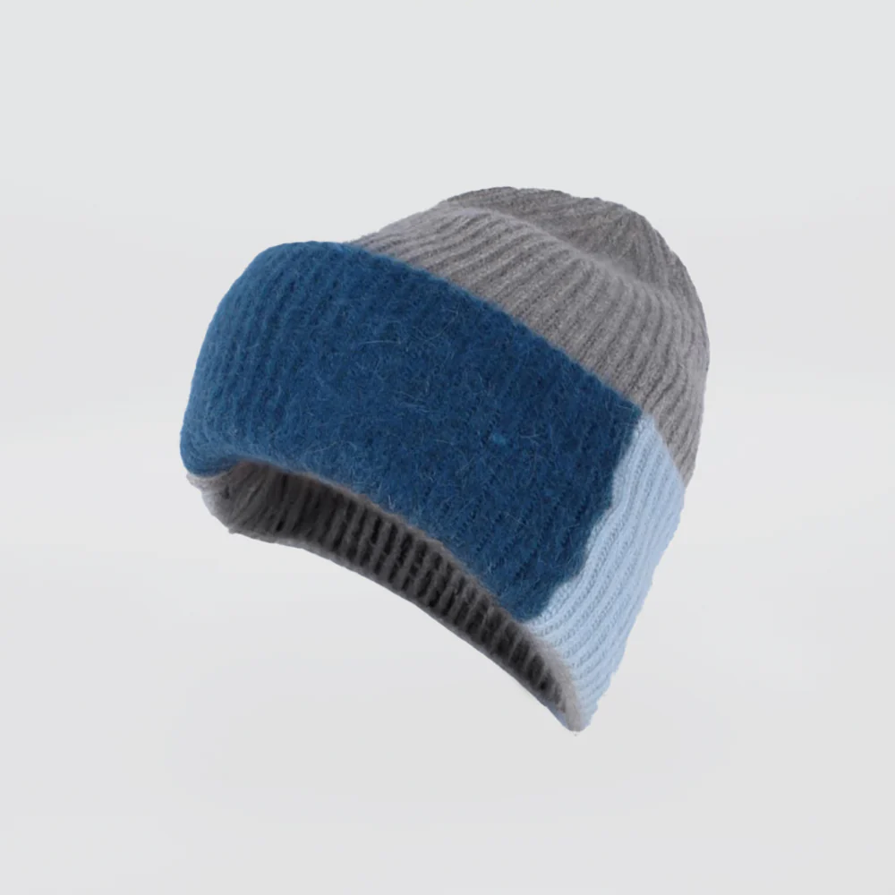 Angora Beanies - 3 Toned - Image 3