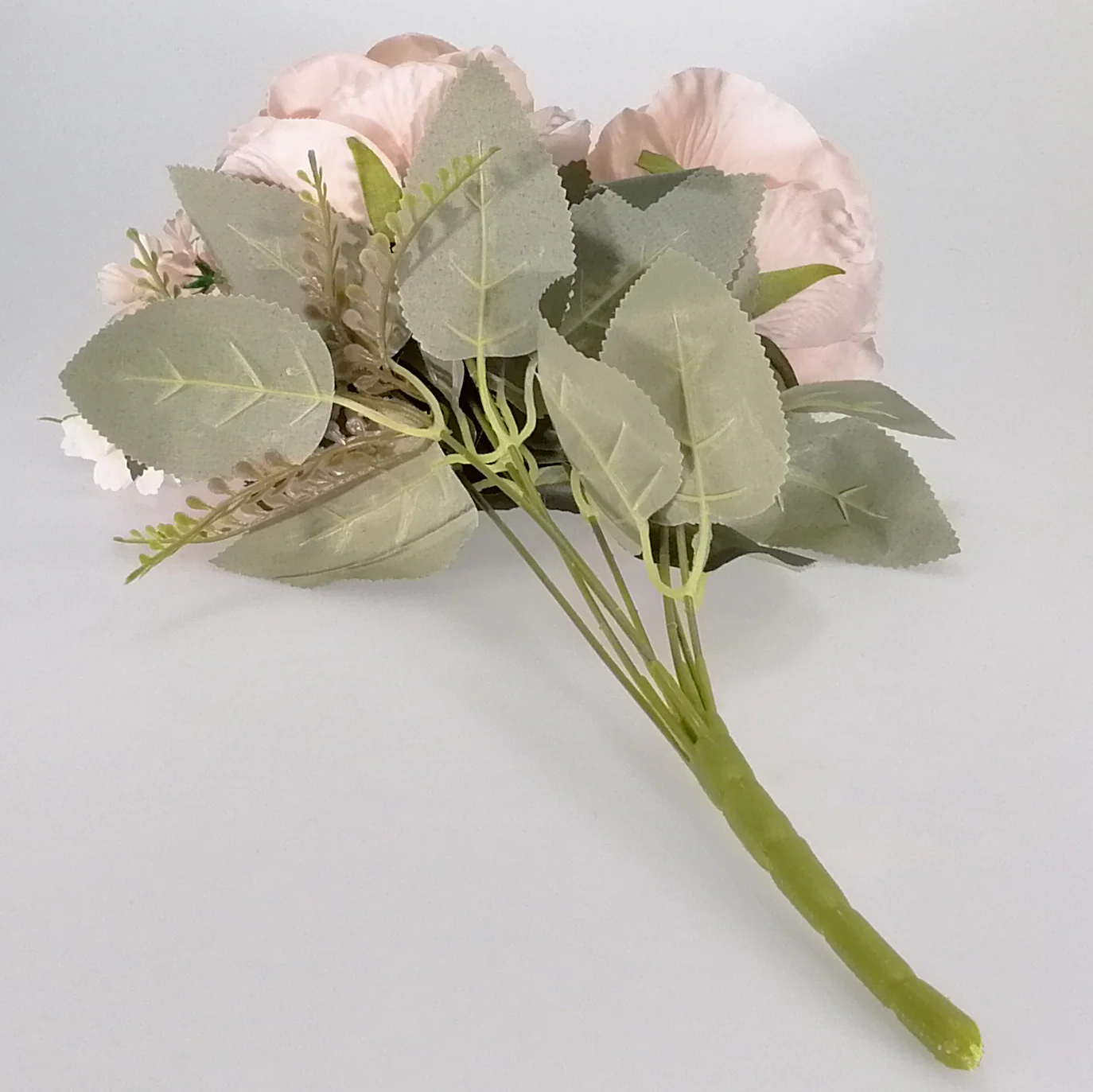 Artificial Flowers - Rose Daisy Bunch - Smoke Pink - Image 5