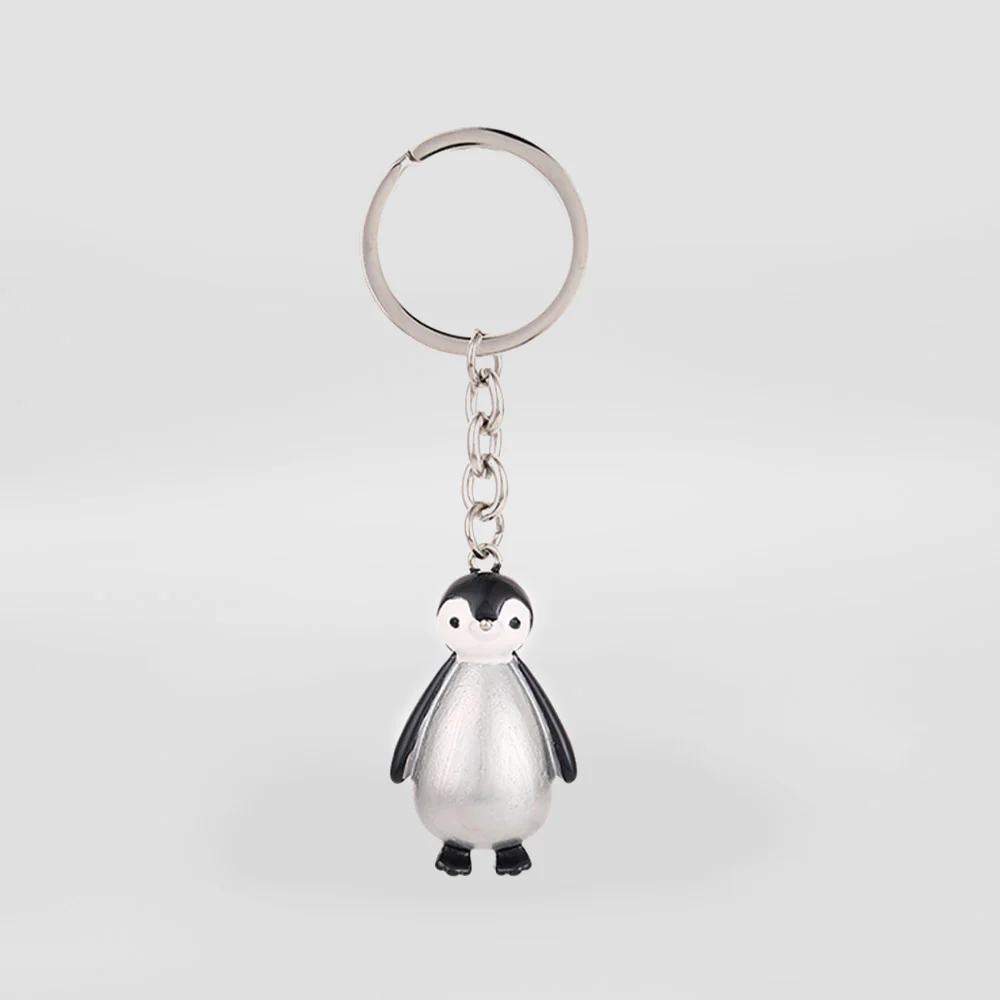 Baby Penguin S/Steel Keyrings