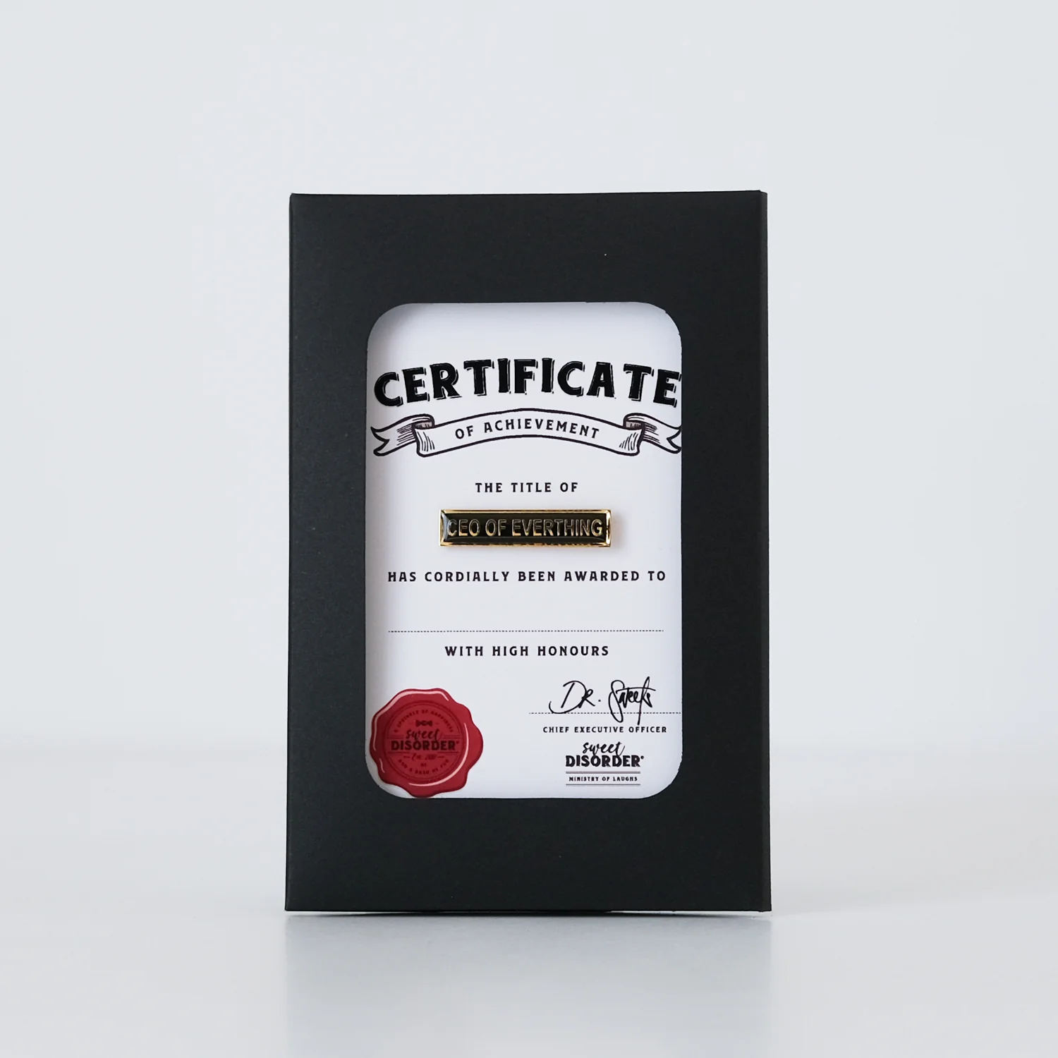 Badge & Certificate - 'CEO Of Everything' - Image 3