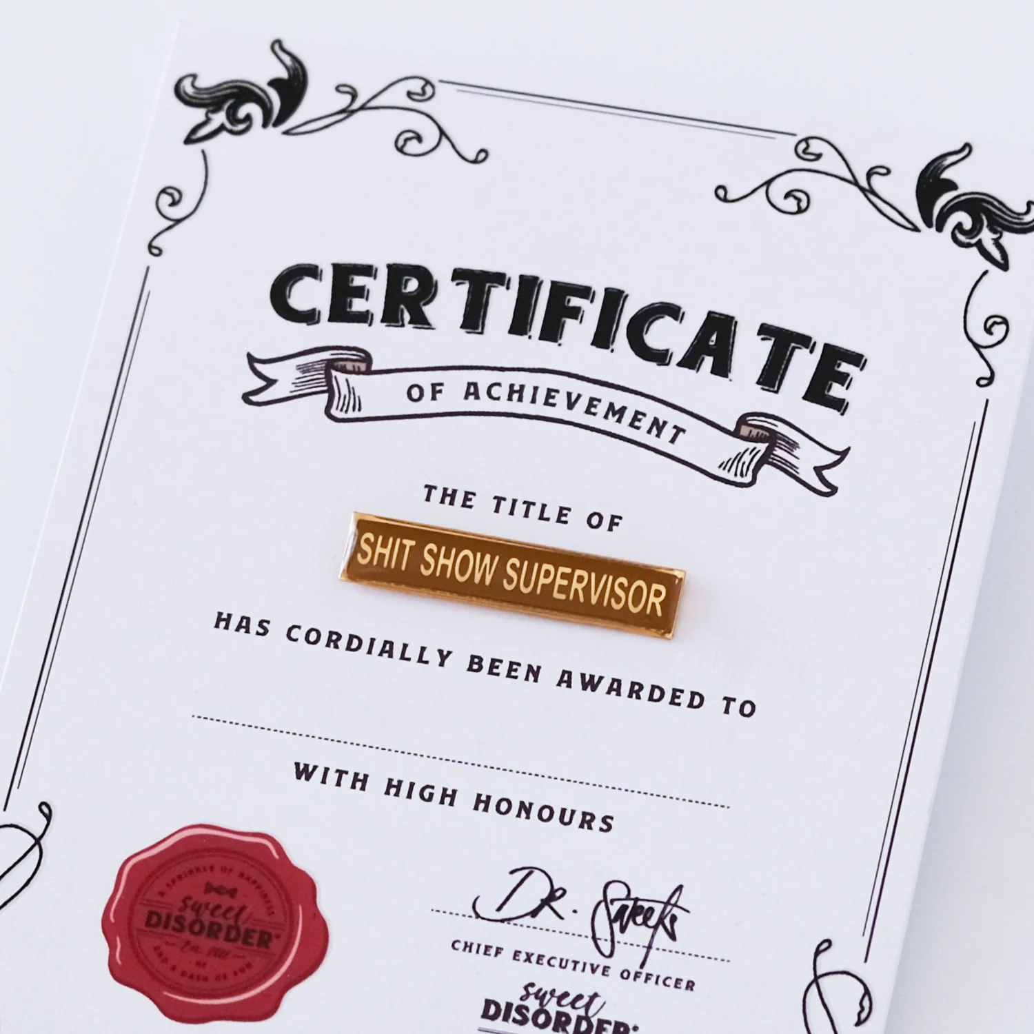 Badge & Certificate - 'Sh*tshow Supervisor' - Image 2