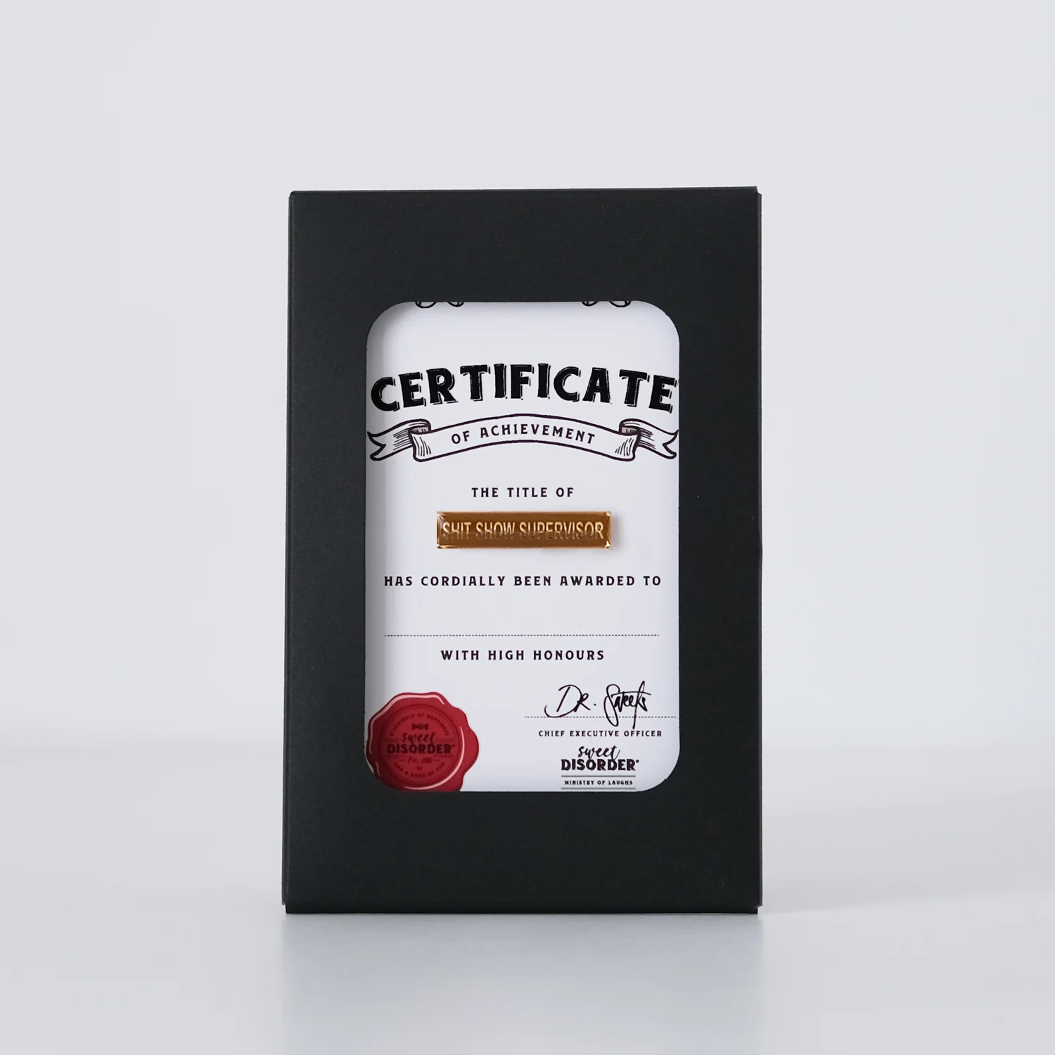 Badge & Certificate - 'Sh*tshow Supervisor' - Image 3