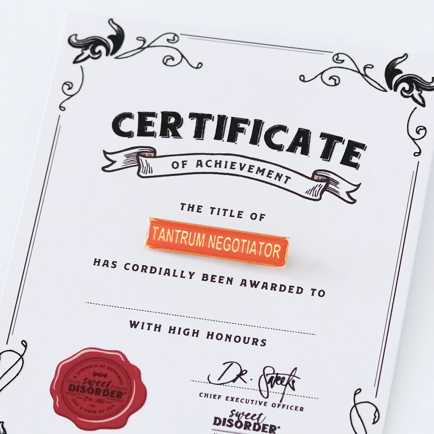 Badge & Certificate - 'Tantrum Negotiator' - Image 2