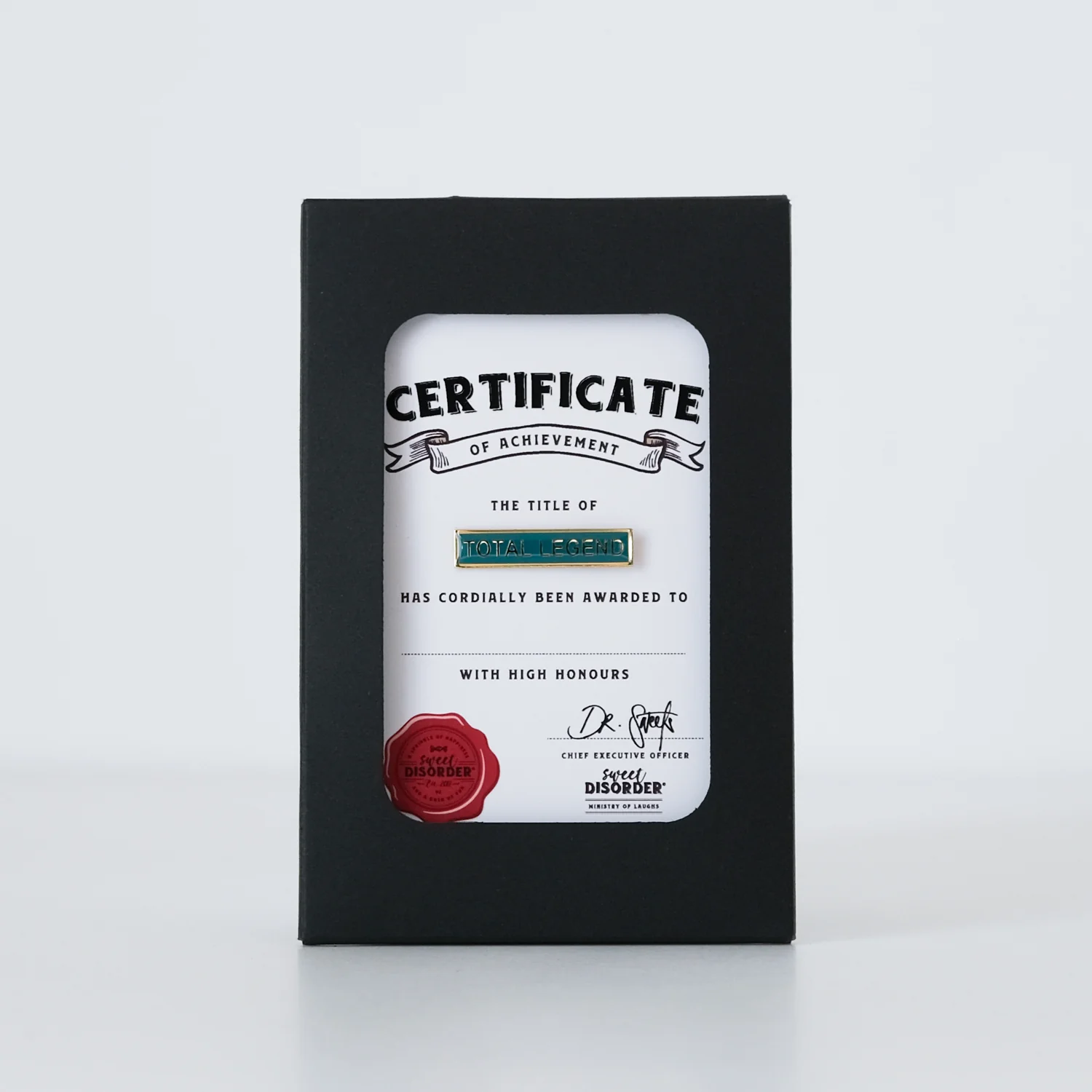 Badge & Certificate - 'Total Legend' - Image 3