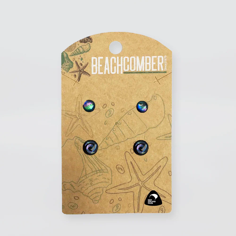 Paua Stud Earrings - Set/2 - Image 2