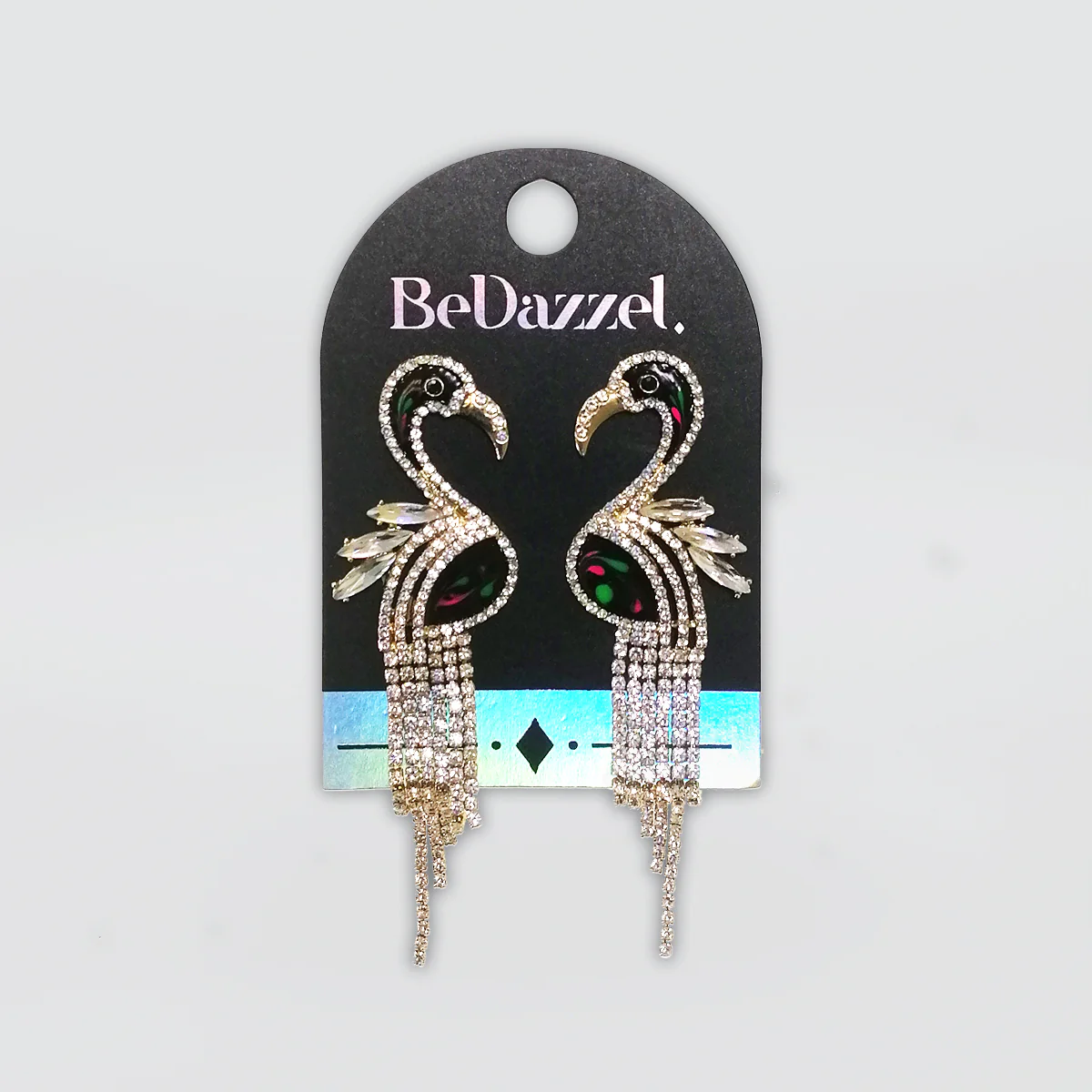 Bedazzel 'Crystal Flamingo' Earrings - Image 2