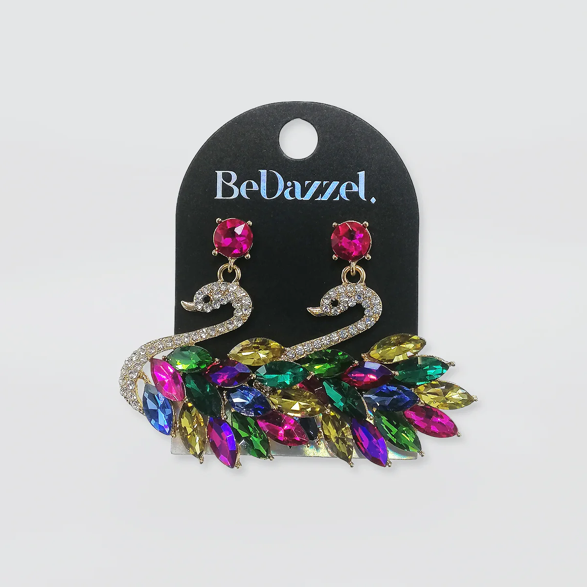 Bedazzel 'Crystal Swan' Earrings