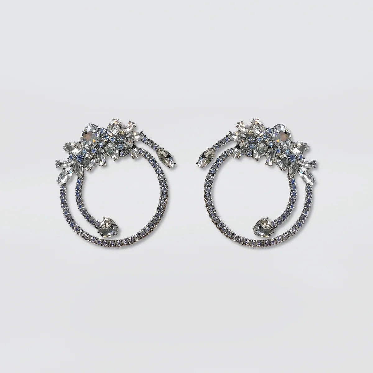 Bedazzel 'Diamante Hoops' Earrings - Image 2