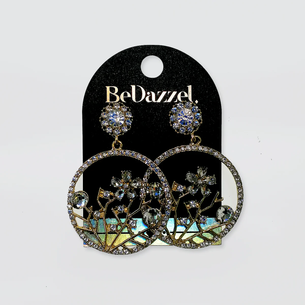 Bedazzel 'Garden In Hoop' Earrings - Image 2