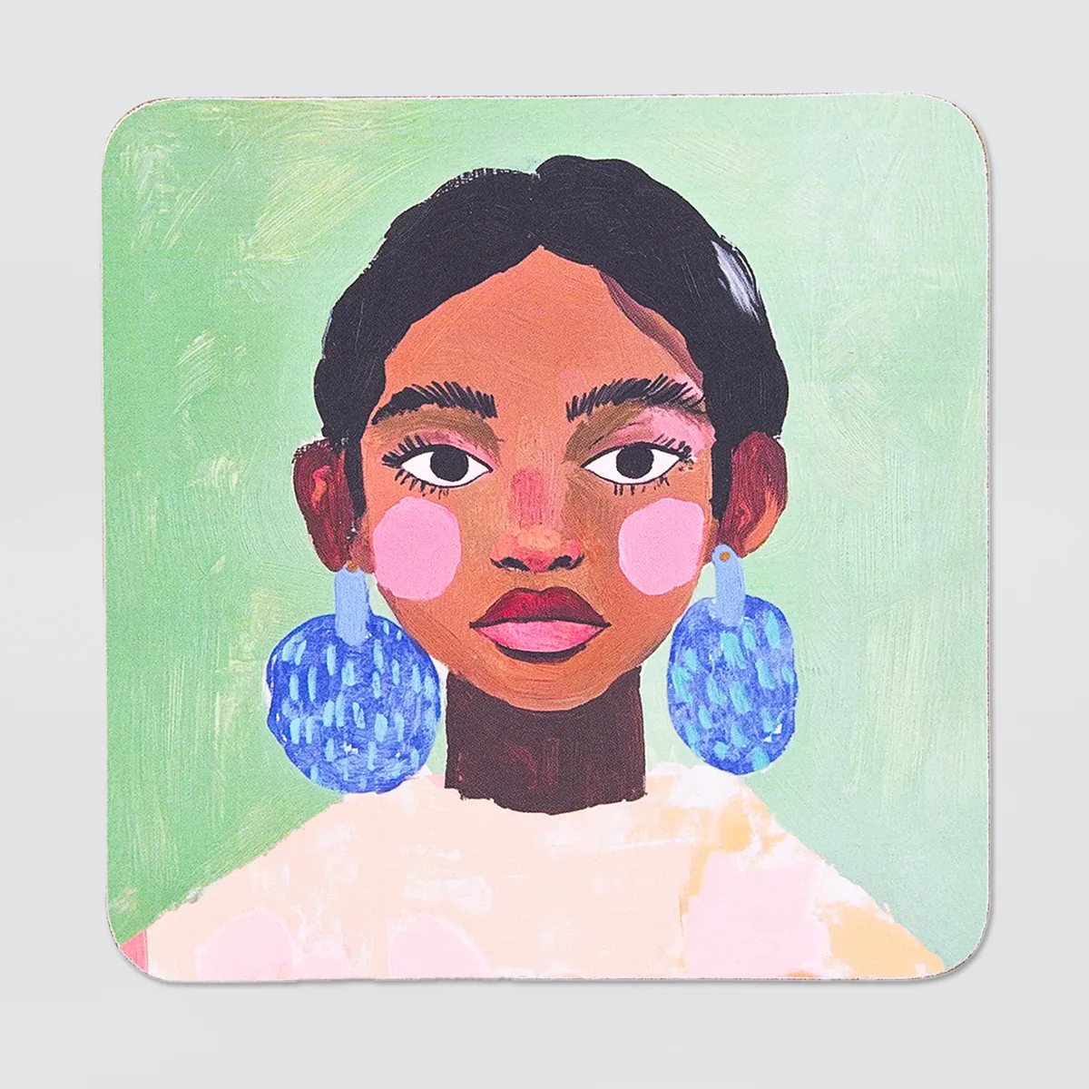 Billie - Ceramic Coasters - Set/4 - Image 3
