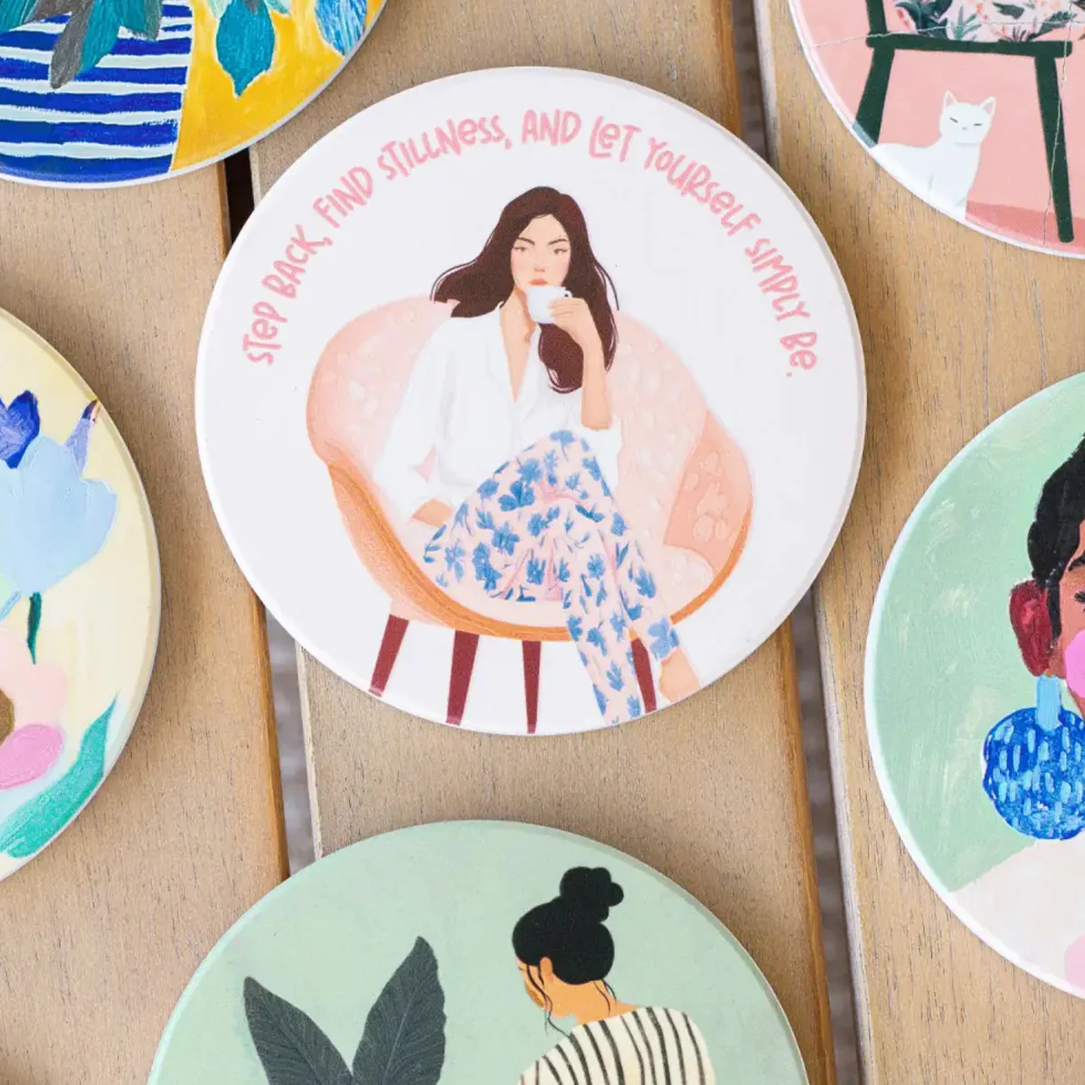 Billie - Ceramic Coaster - Simply Be - Image 2
