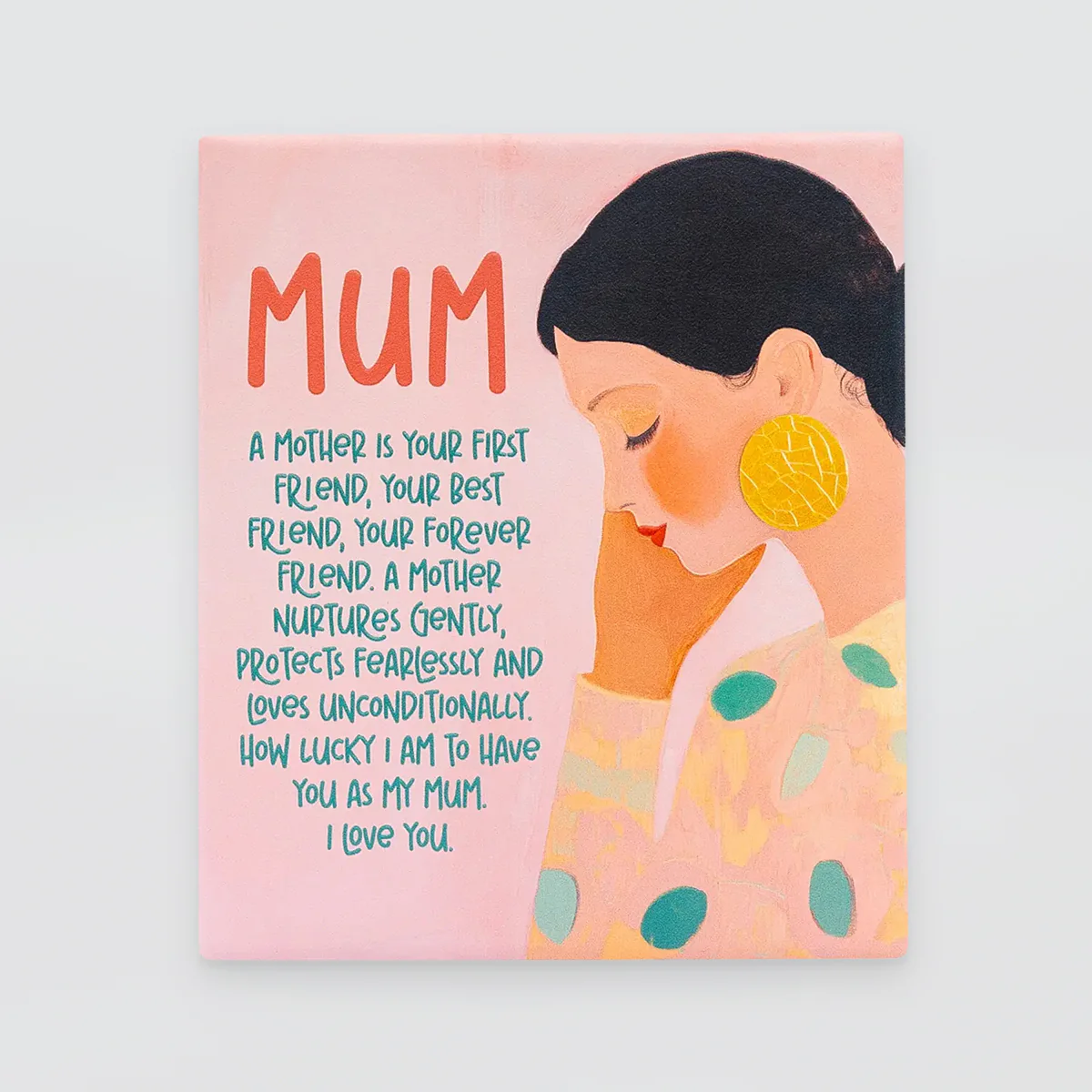 Billie - Verse Plaque - Mum