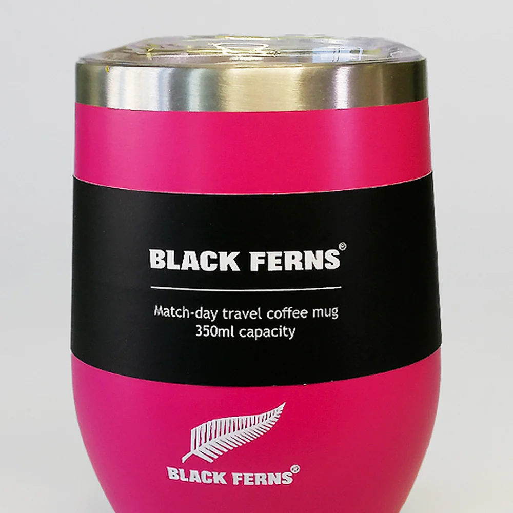 Black Ferns Tumbler With Lid - Pink - Image 2