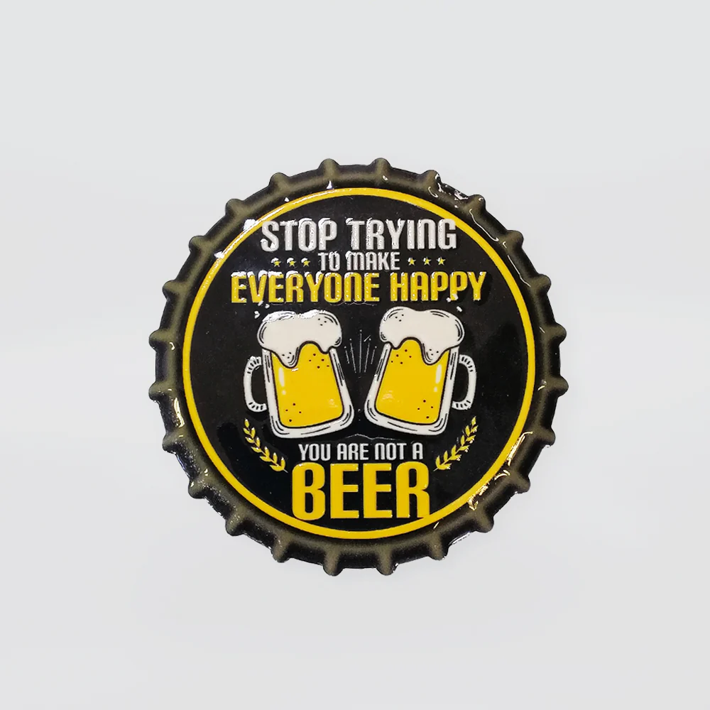 Bottle Top Magnet - 'Stop Trying'