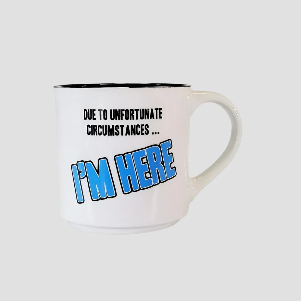 Boxed Mug - 'Due To Unforseen..'