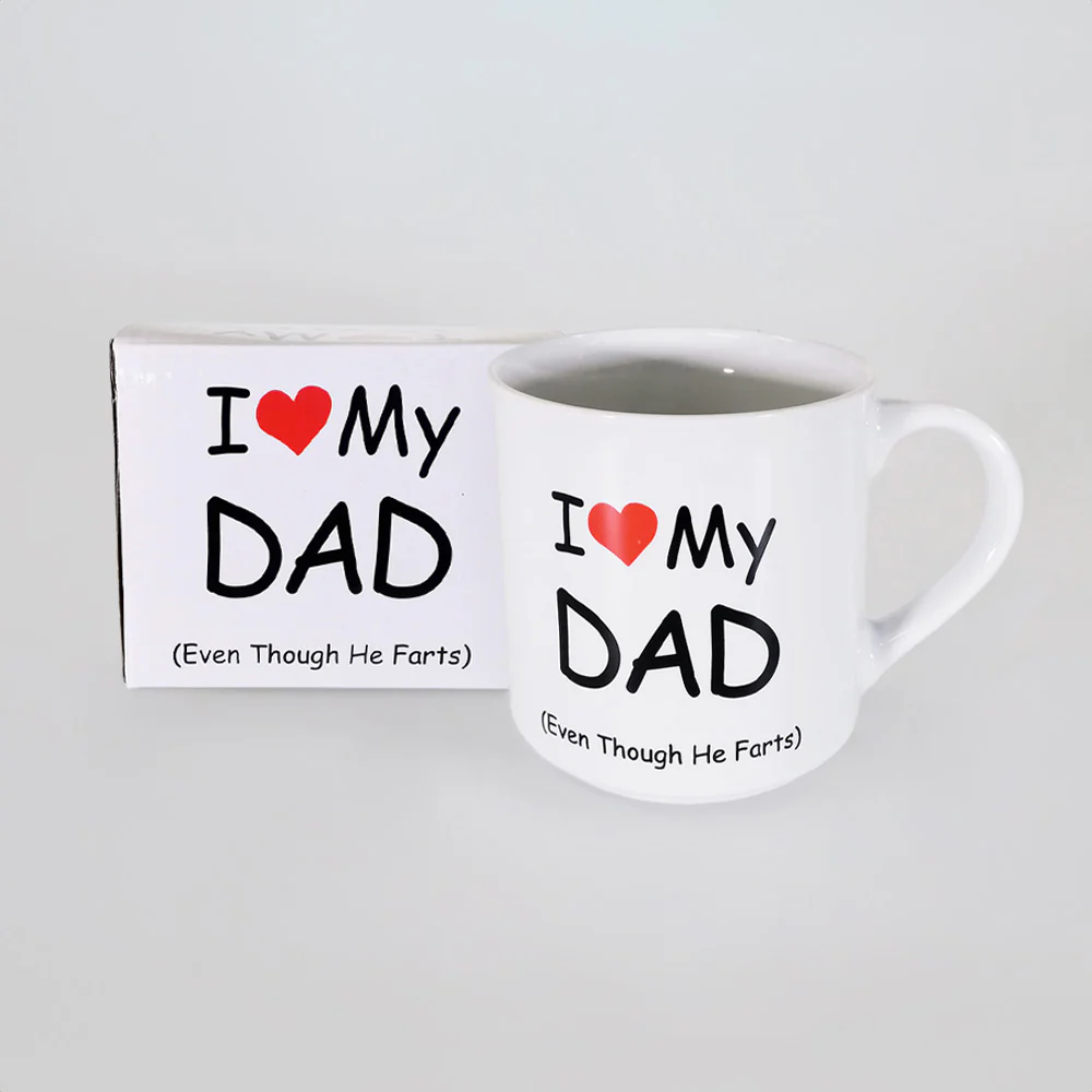 I Love My Dad (Even Though...)' Mug - Image 2