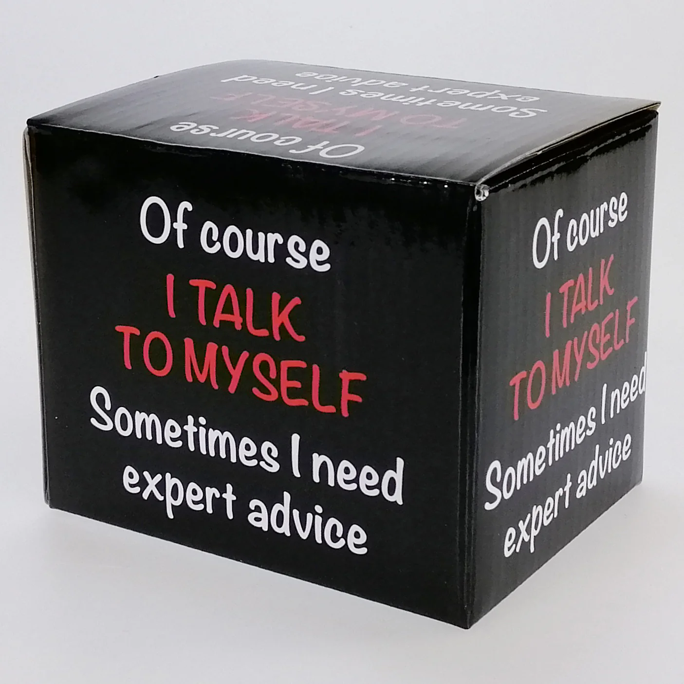 Boxed Mug - 'I Talk To Myself' - Image 2