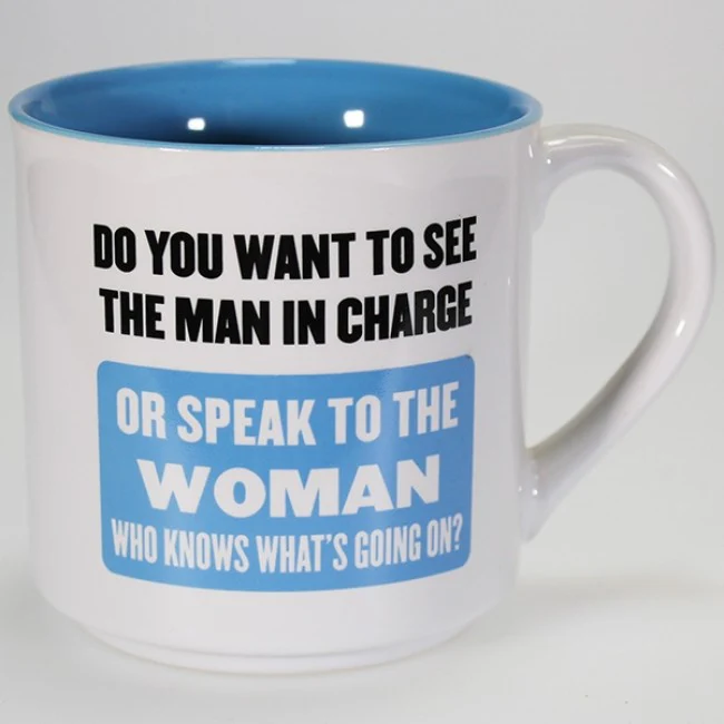 Boxed Mug - 'Man in Charge or Woman Who Knows...'