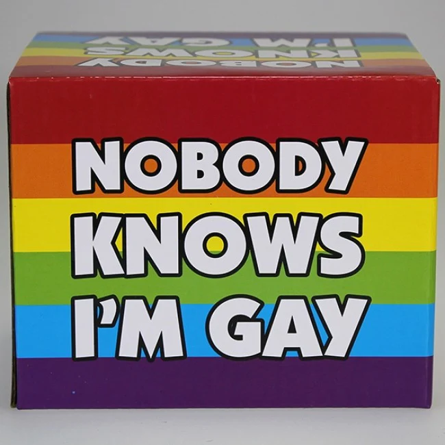 Boxed Mug - 'Nobody Knows I'm Gay' - Image 2