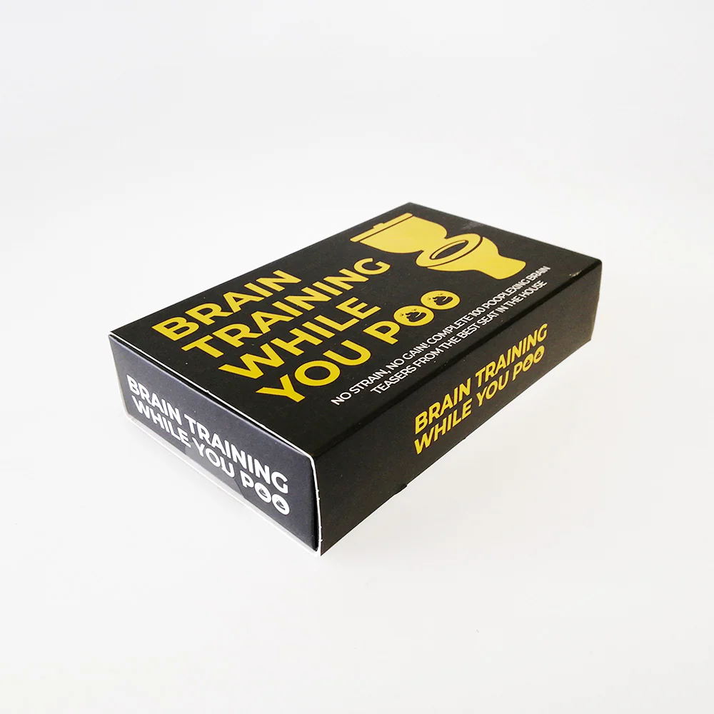 Brain Training While You Poo' Cards