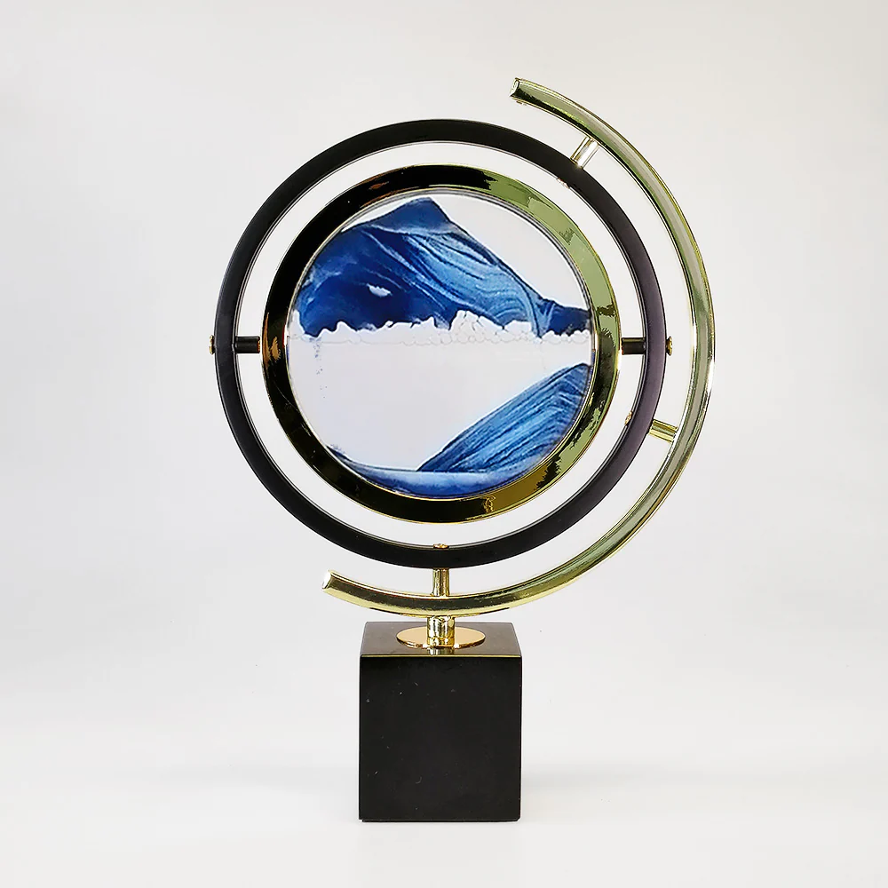 Brass Sand Picture Decor - Half Ring - Image 2