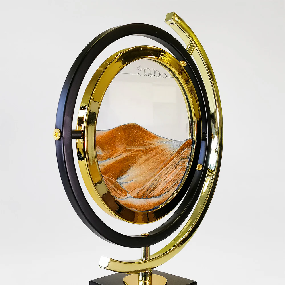 Brass Sand Picture Decor - Half Ring - Image 3