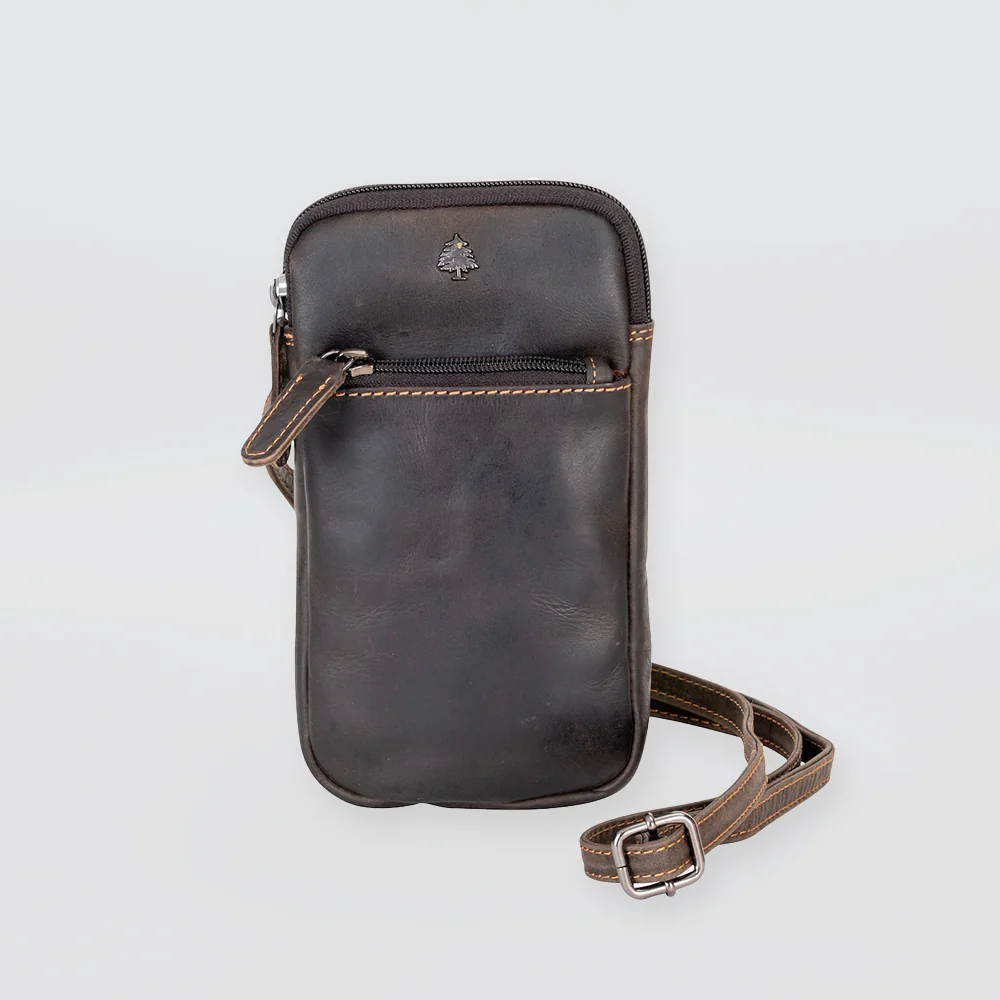 Brown Purse With Belt Loop