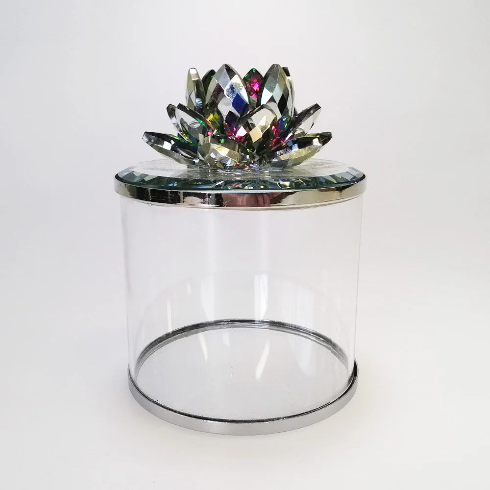 Iridescent Flower Lid Canisters - Image 4
