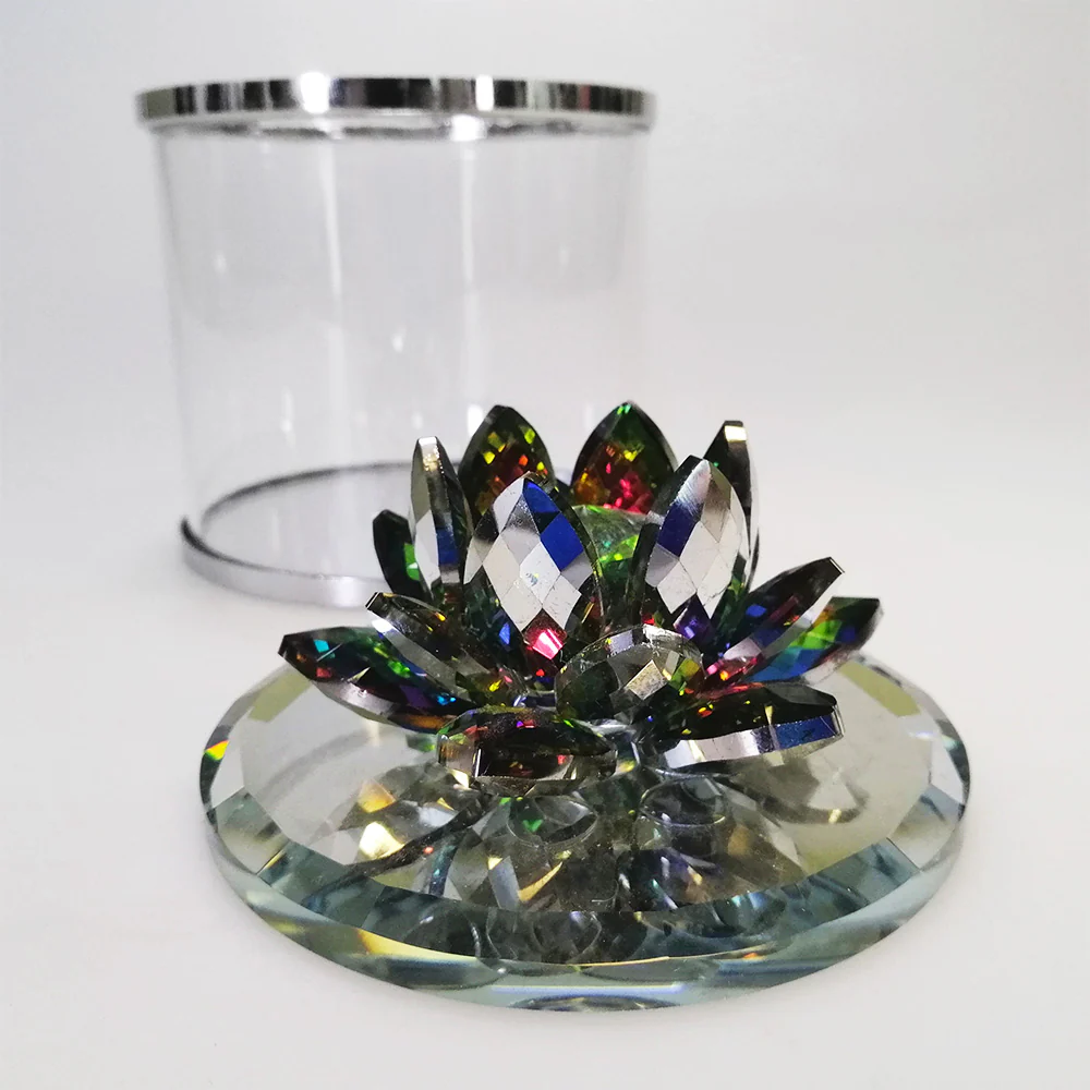Iridescent Flower Lid Canisters - Image 5