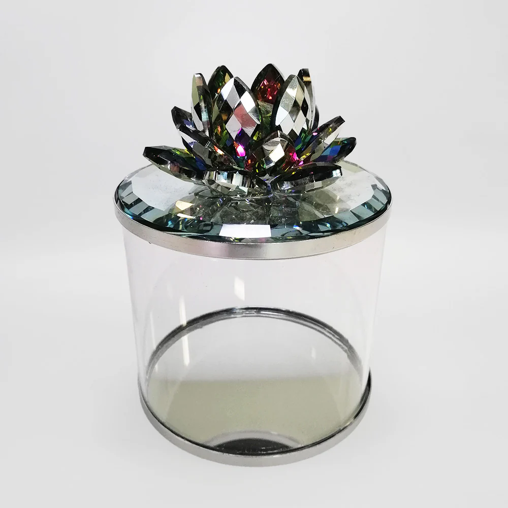 Iridescent Flower Lid Canisters - Image 6