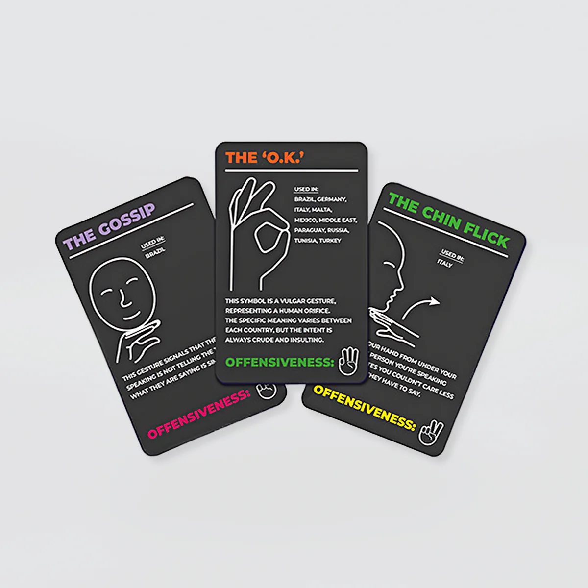 Cards - 'Rude Hand Gestures Around The World' - Image 3