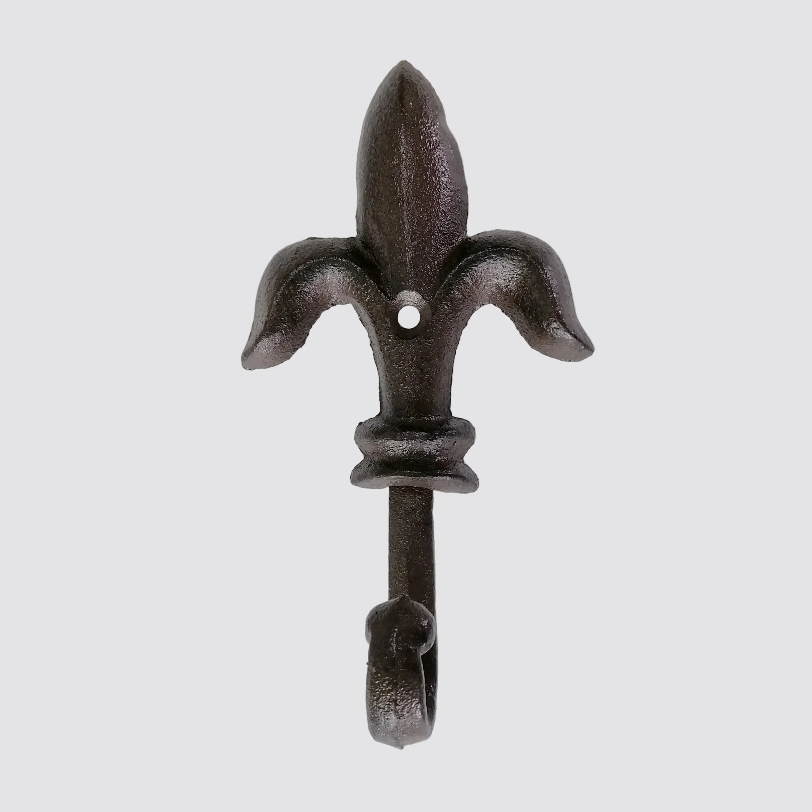Cast Iron Wall Hook - Fleur De Lis