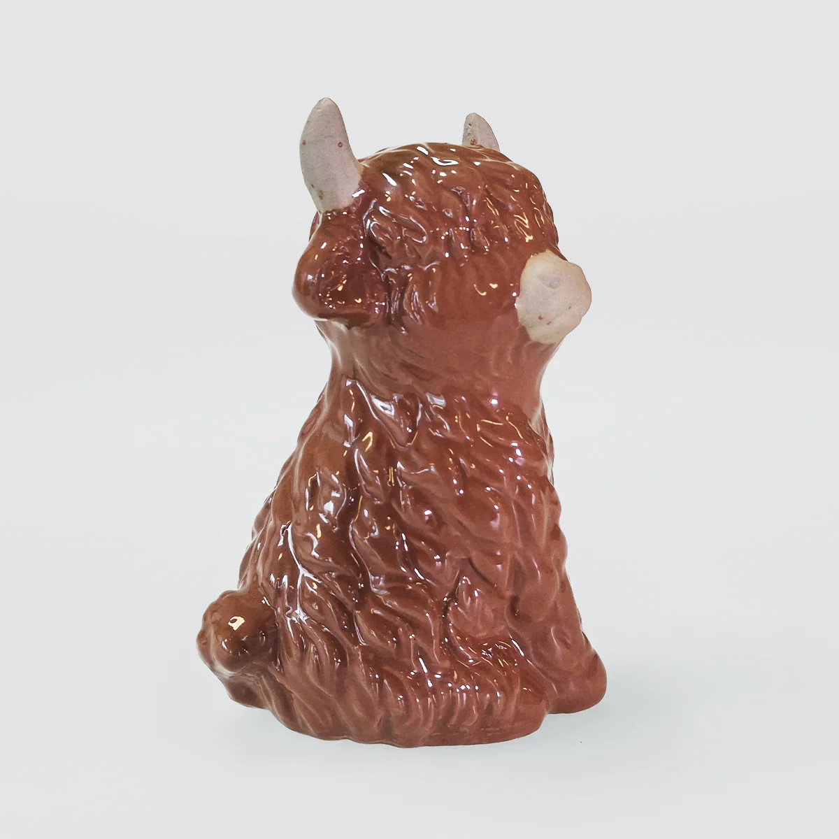Ceramic Highland Cow Figurine - Image 2