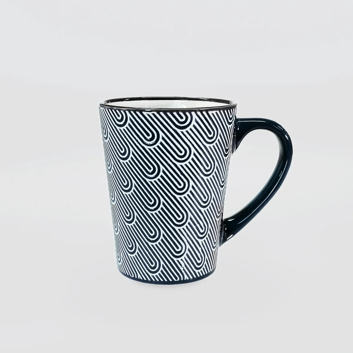 Ceramic Mugs Set/3 - 'Paperclip Weave' - Image 3