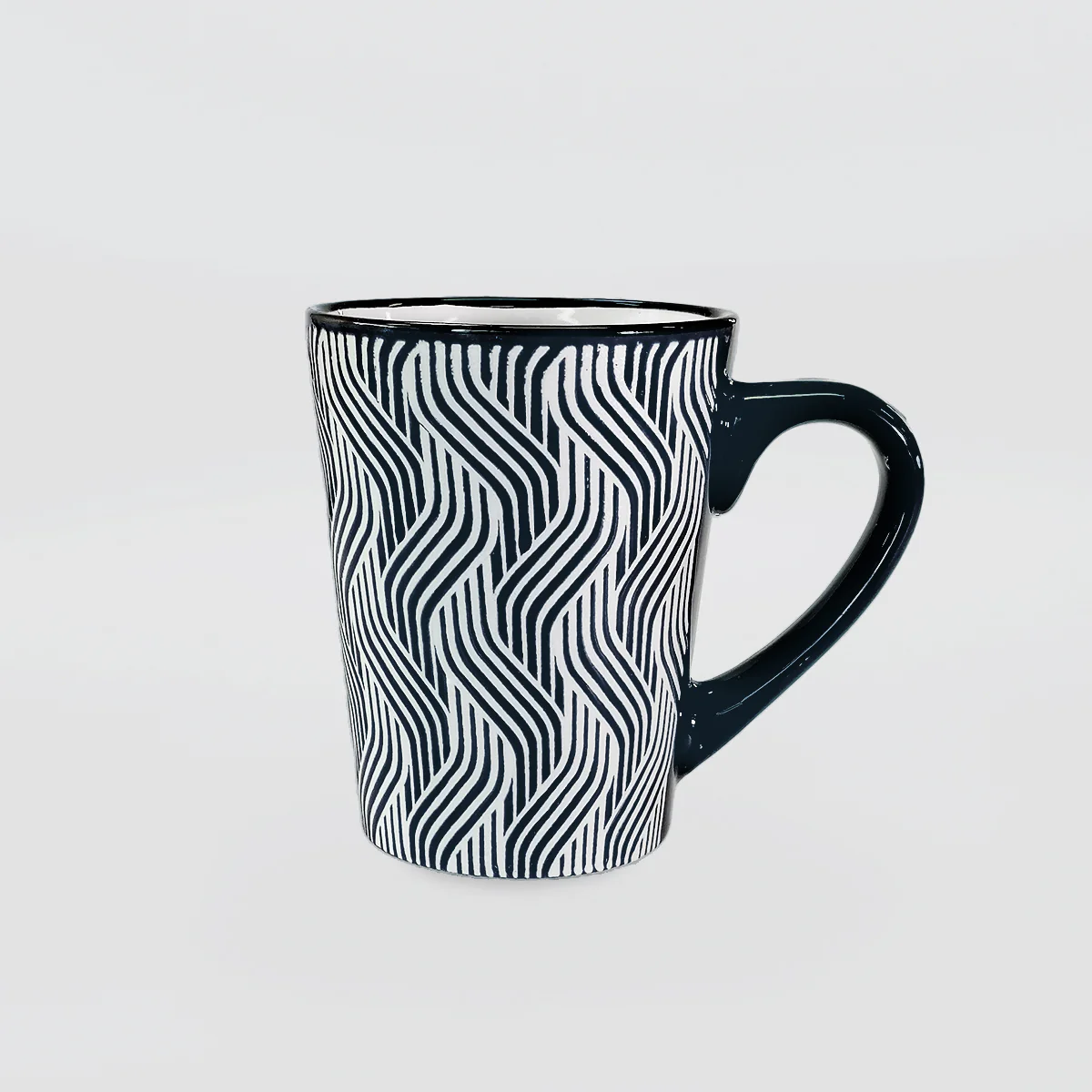 Ceramic Mugs Set/3 - 'Weave' - Image 3