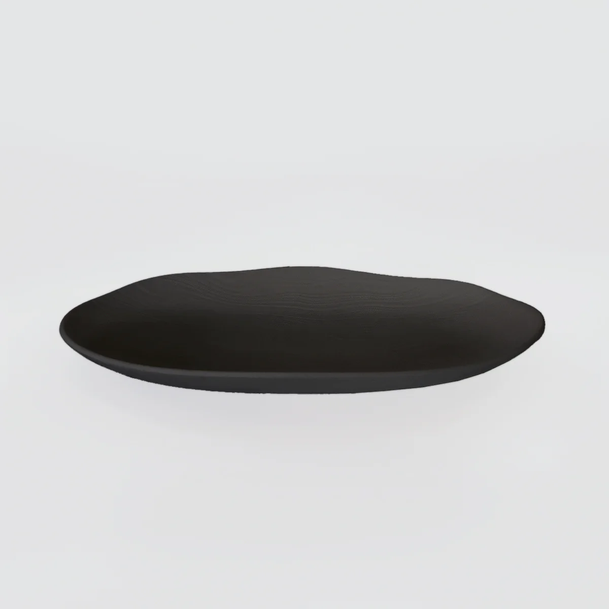 Ceramic White Oval Wavey Platter - Image 3