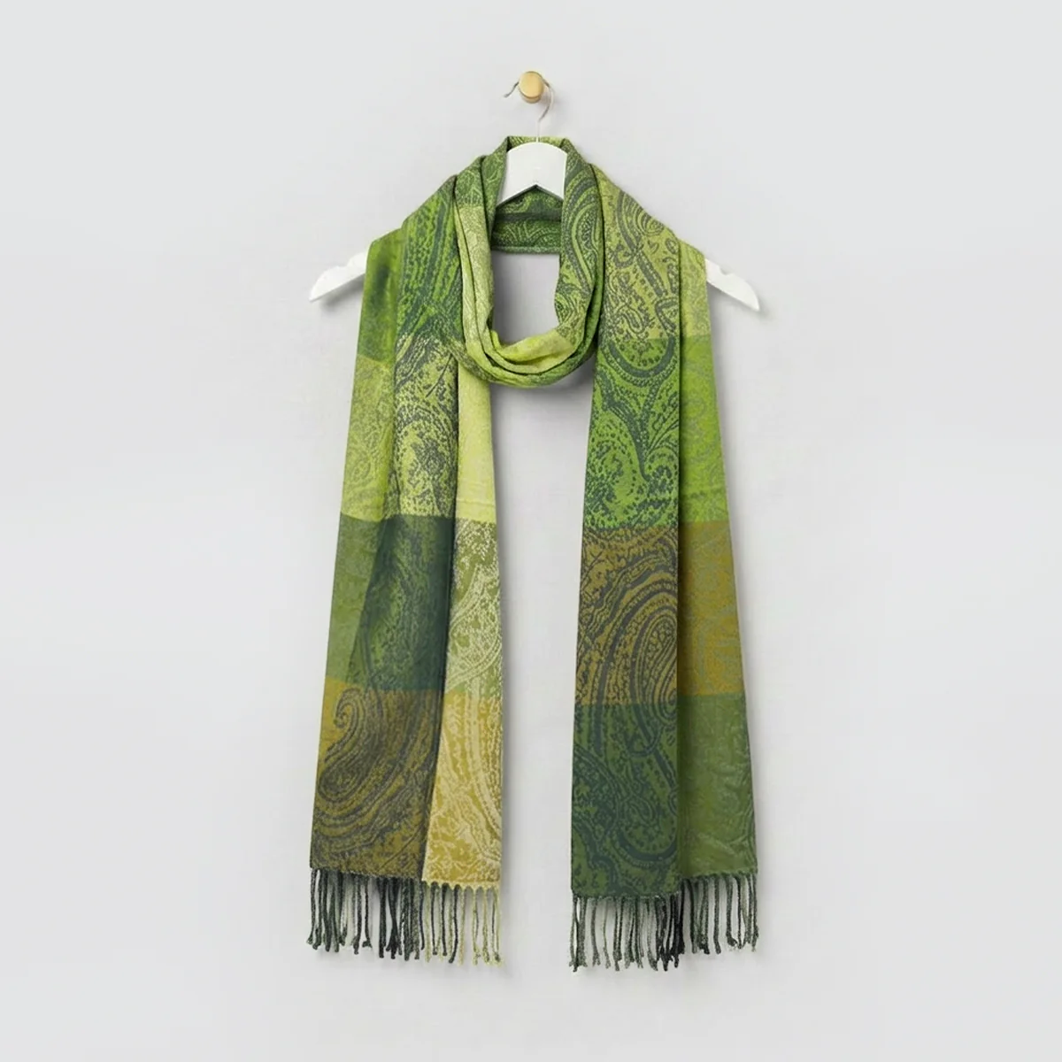 Checkered Paisley Scarves - Image 3