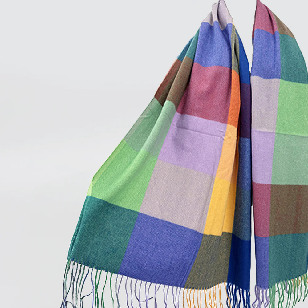 Checkered Winter Scarves