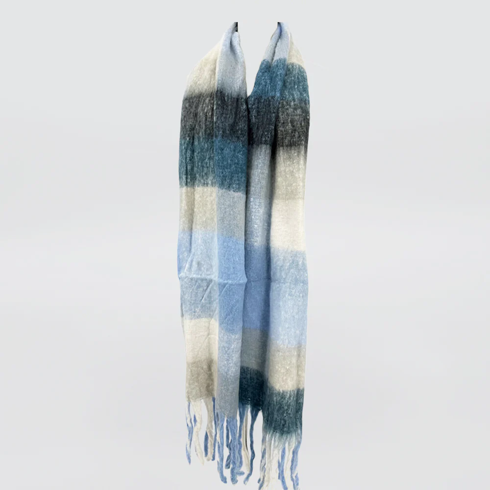 Checkered Winter Scarves - Image 11