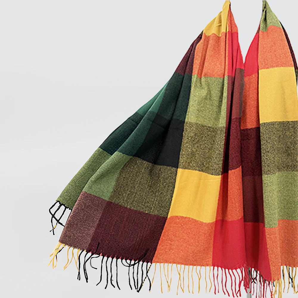 Checkered Winter Scarves - Image 2