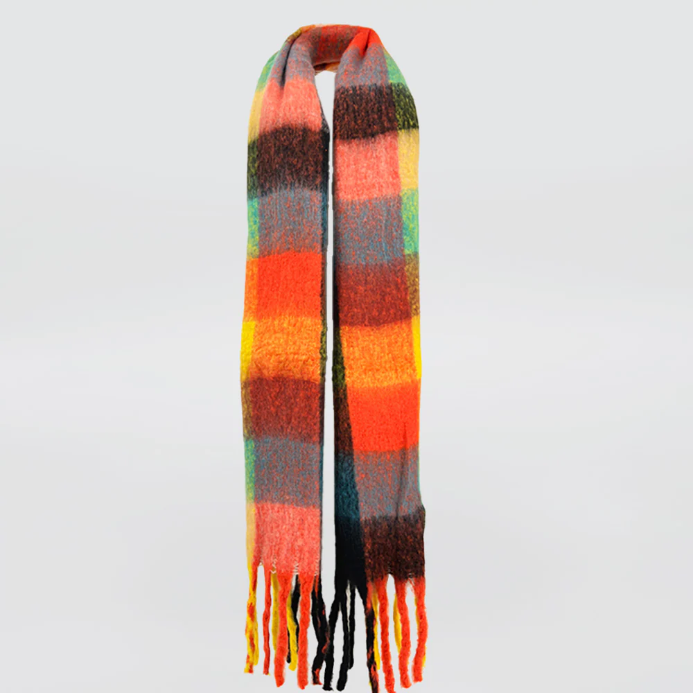 Checkered Winter Scarves - Image 3
