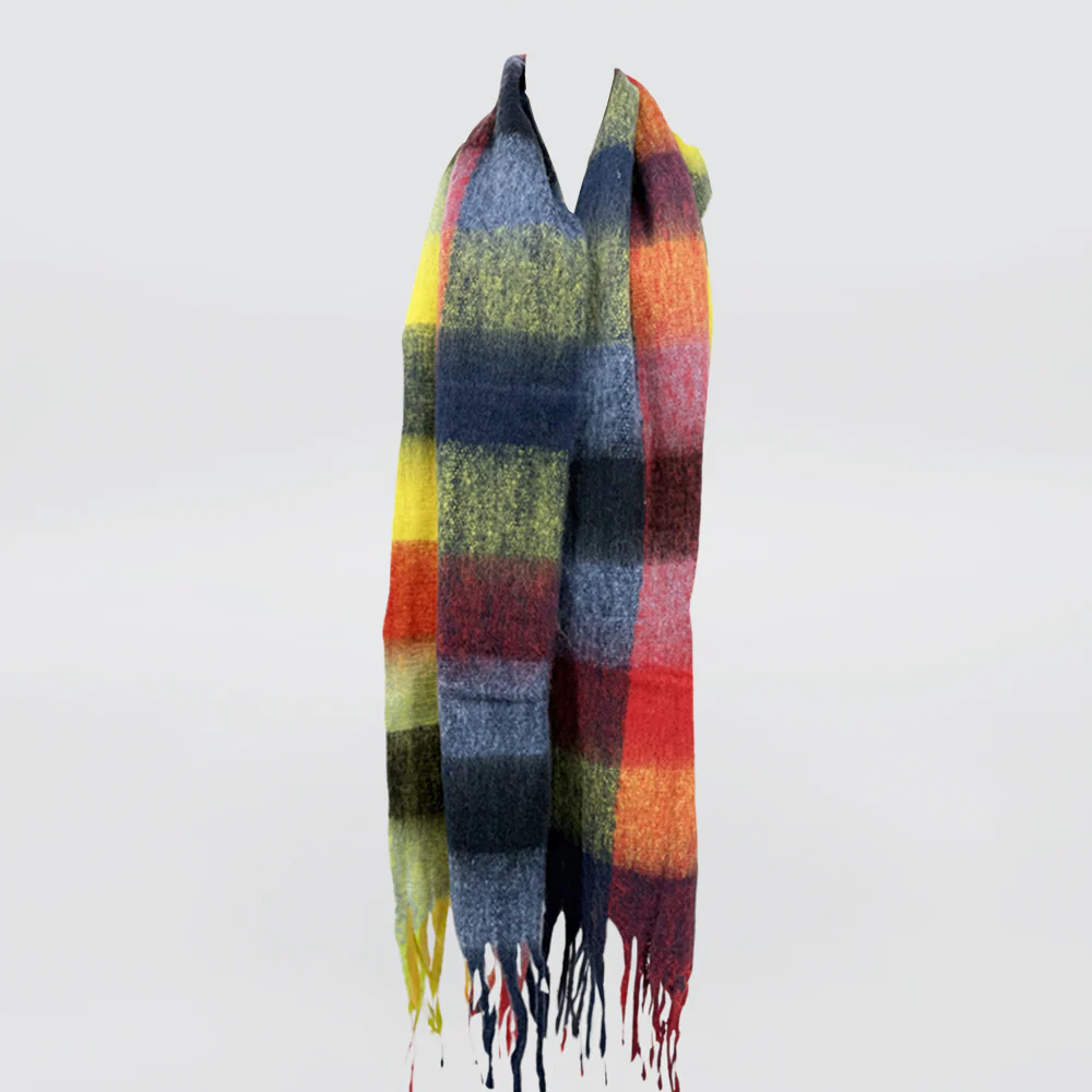 Checkered Winter Scarves - Image 4